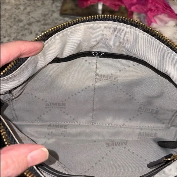 Aimee Kestenberg Leopard Print Crossbody Bag with Black Accents - Picture 7 of 11